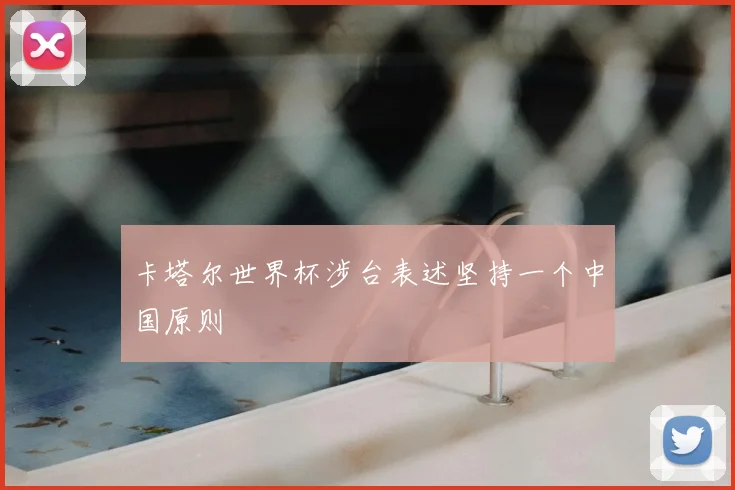 卡塔尔世界杯涉台表述坚持一个中国原则