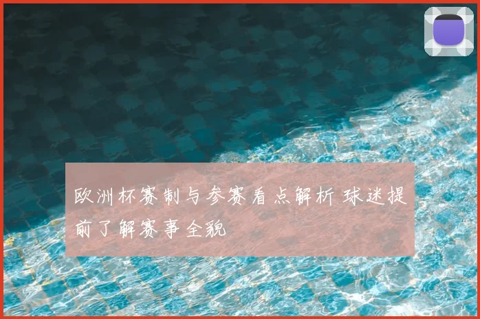 欧洲杯赛制与参赛看点解析 球迷提前了解赛事全貌